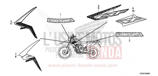 MARCA/STRISCIA (CRF250L) CRF250LF di 2015